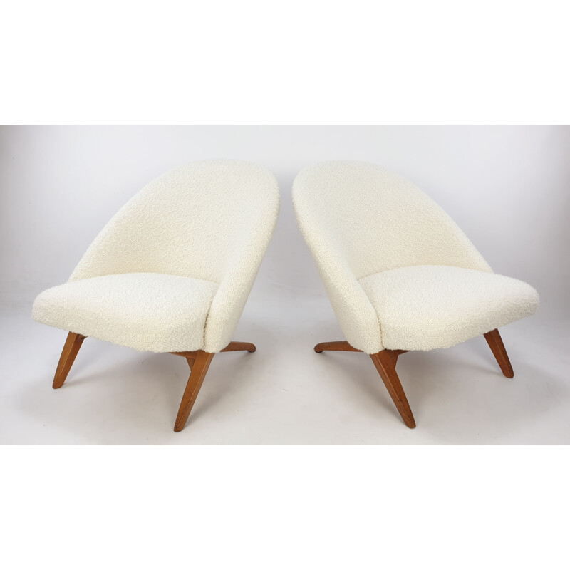 Ensemble de fauteuils lounges vintage par Theo Ruth pour Artifort 1950