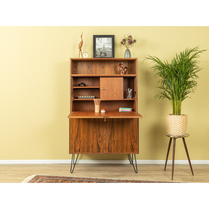 Vintage walnut desk, Germany 1960s