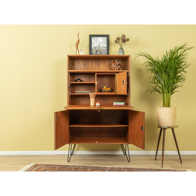 Vintage walnut desk, Germany 1960s