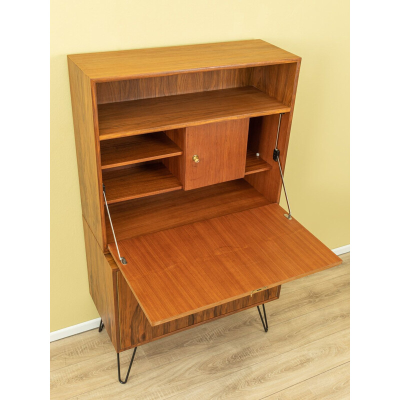 Vintage walnut desk, Germany 1960s