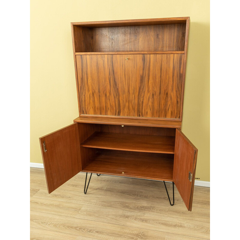 Vintage walnut desk, Germany 1960s