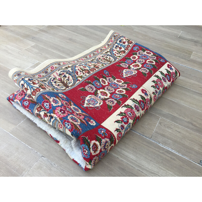 Vintage persian rug mood 1970s