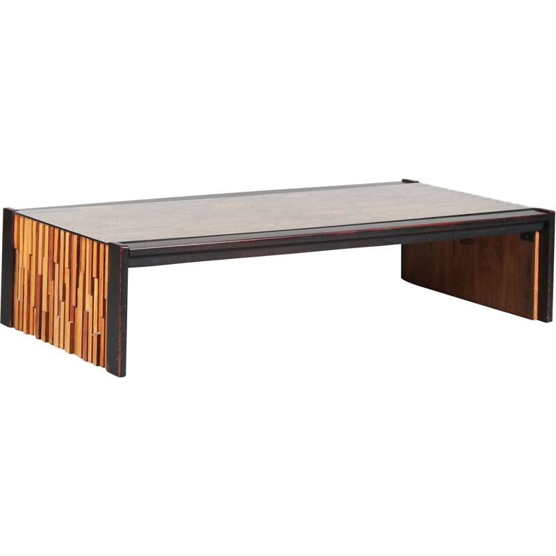 Vintage Percival Lafer Rectangular Coffee Table, Brazil 1960s