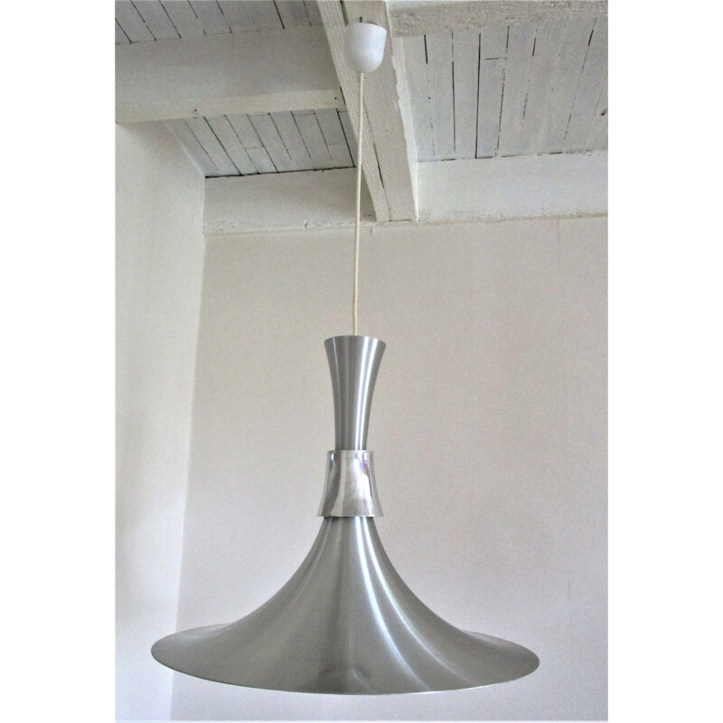 Vintage Bent Nordsted brushed aluminium suspension 1960s