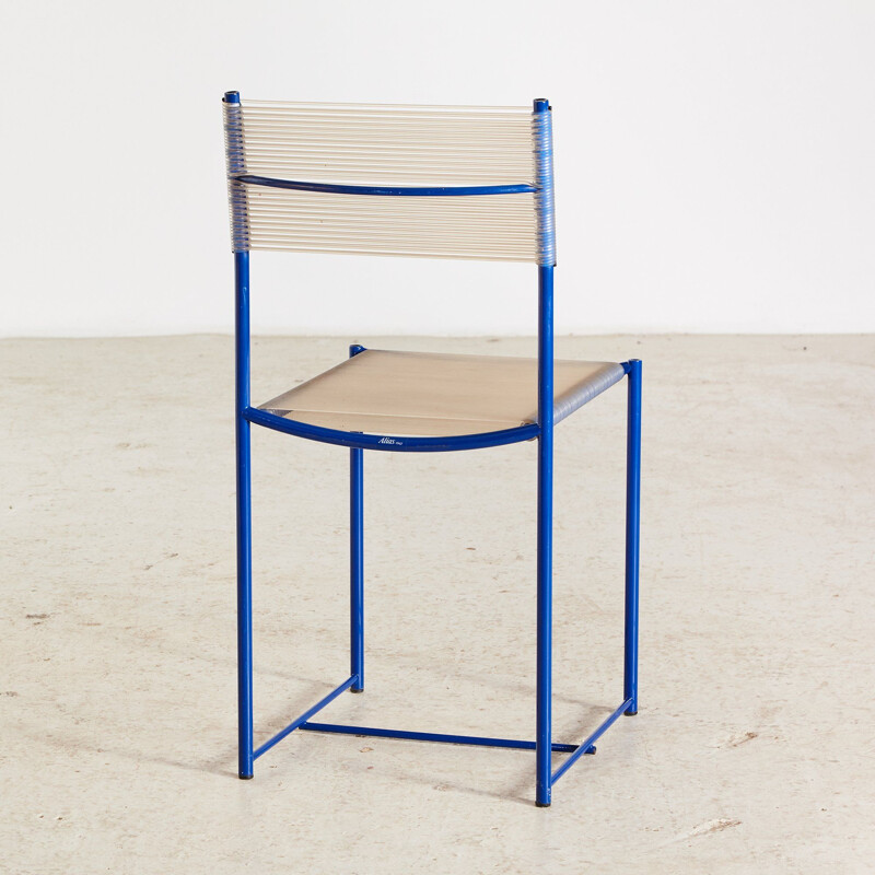 Ensemble de 6 chaises d'appoint vintage Spaghetti par Giandomenico Belotti pour Alias 1970