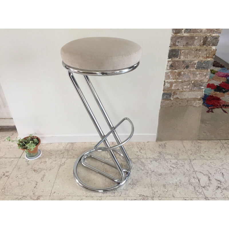 Vintage high stool 1970s