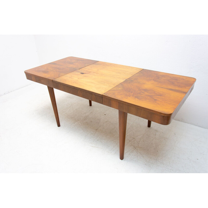 Vintage Dining Table by Jindřich Halabala, Czechoslovakia 1950s