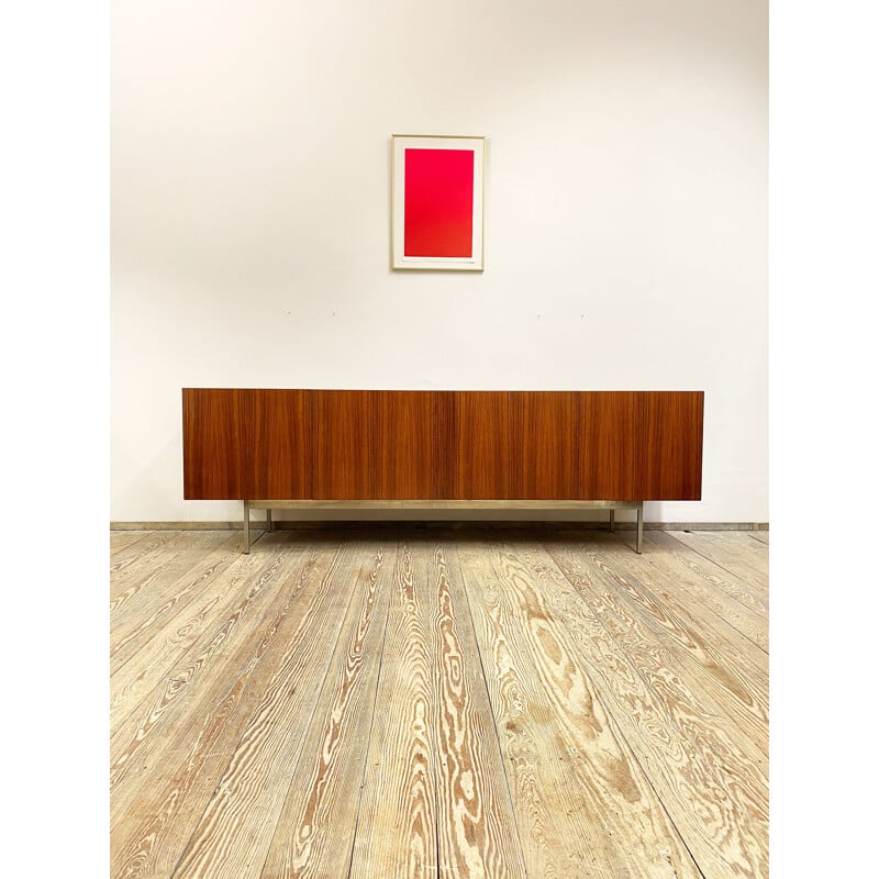 Vintage Minimalist Sideboard Modell B40 in Rosewood by Dieter Waeckerlin Behr, Germany 1950s