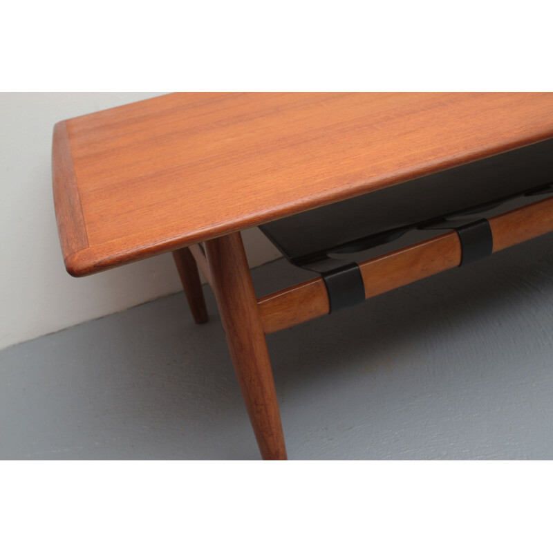 Vintage teak coffee table, Danish 1960s