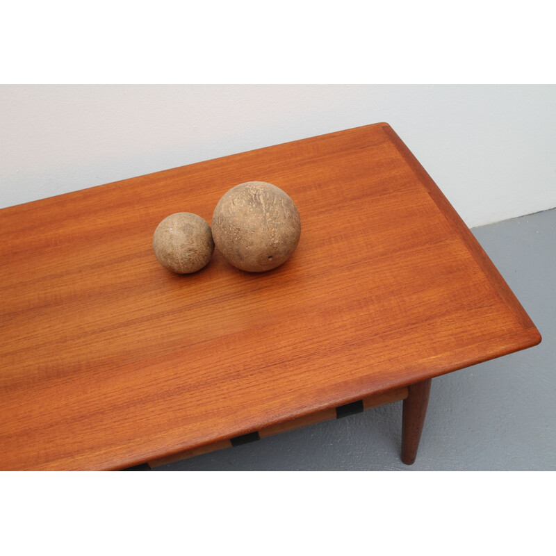 Vintage teak coffee table, Danish 1960s