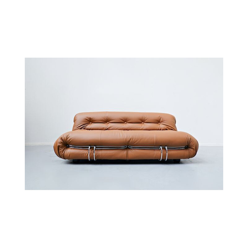 Vintage Soriana Sofa by Afra & Tobia Scarpa for Cassina 1970s