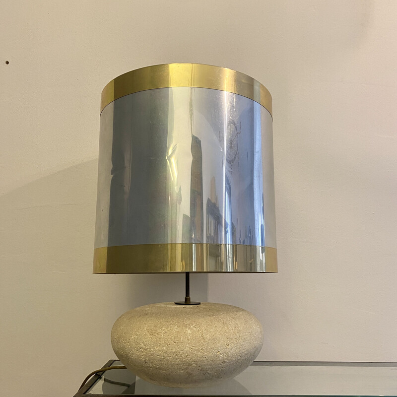 Vintage stone lamp 1970s