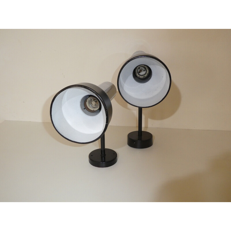 Pair of vintage sconces, Scandinavian 1970s