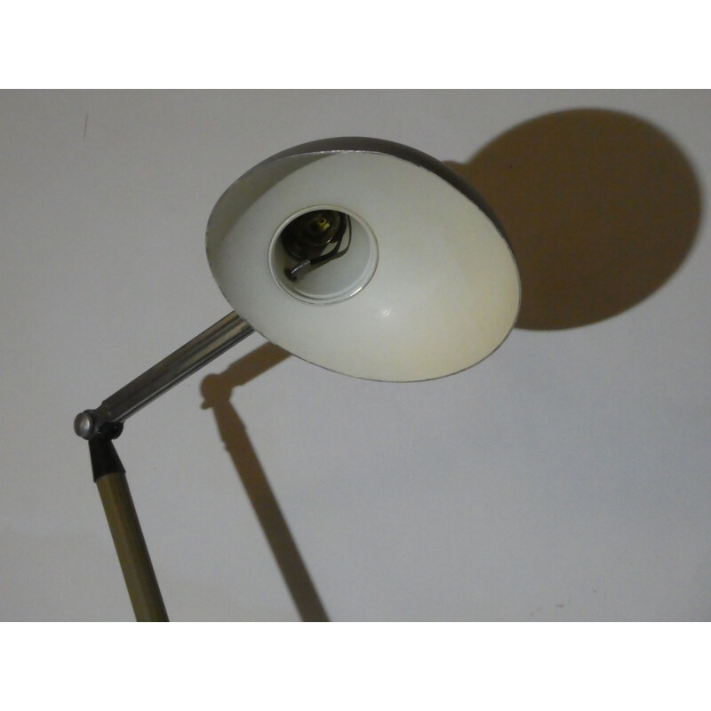Vintage workshop lamp Super Chrome 1950s