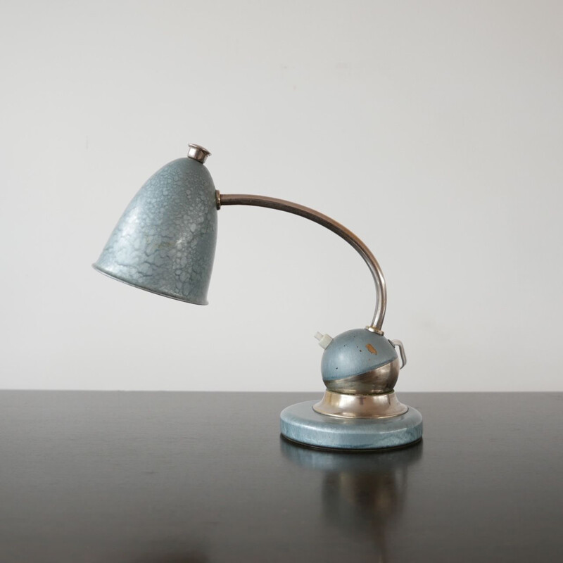 Lampada da tavolo regolabile a sfera vintage, Paesi Bassi 1950