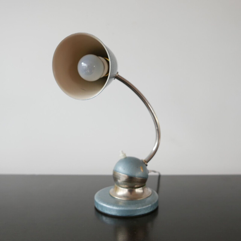 Vintage Ball verstelbare bureaulamp, Nederland 1950