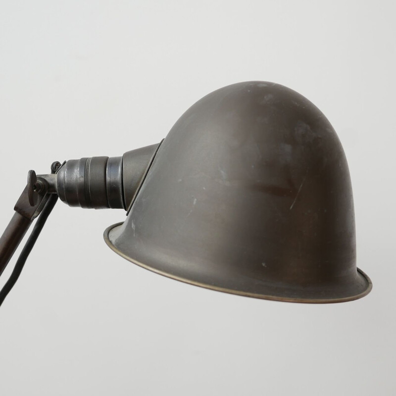 Lampe de table vintage ajustable, Allemand 1930