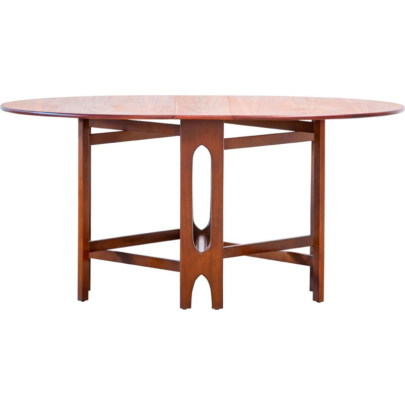 Vintage teak folding table, Scandinavian 1960s