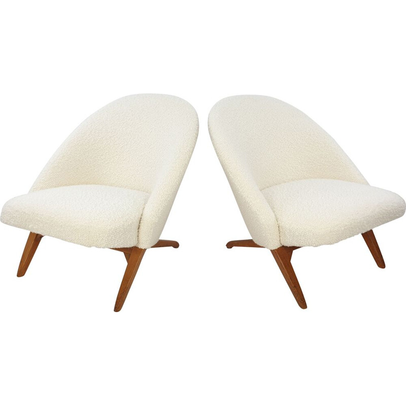 Set of vintage Lounge Chairs by Theo Ruth for Artifort 1950s