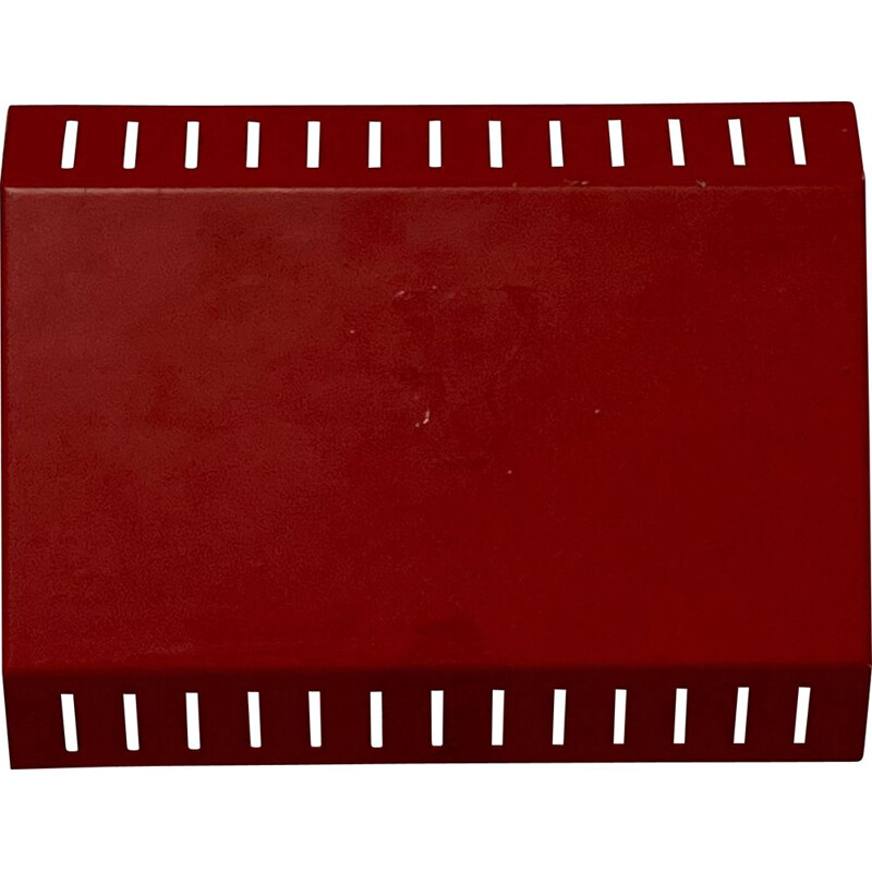 Applique vintage orientable rouge, Scandinave 1950