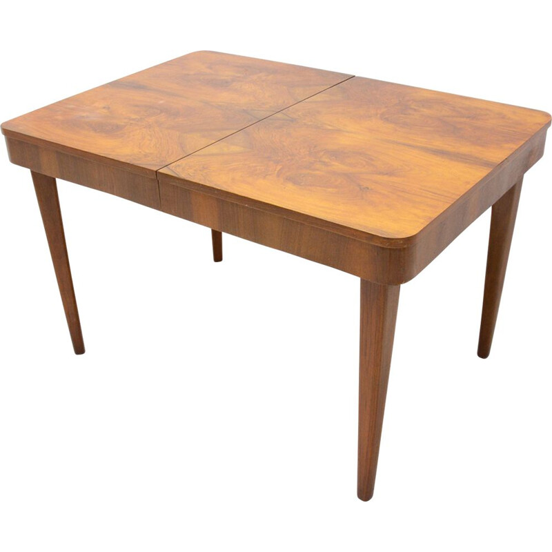 Vintage Dining Table by Jindřich Halabala, Czechoslovakia 1950s