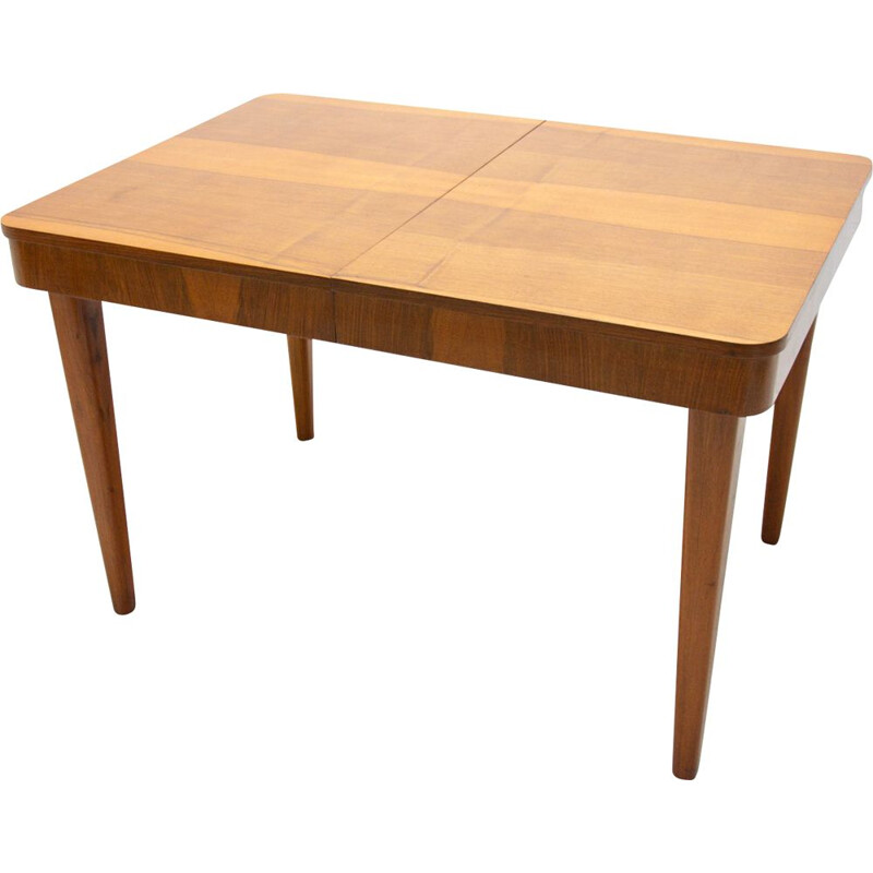 Vintage adjustable Dining Table by Jindřich Halabala 1950s