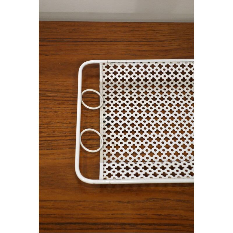 Vintage perforated tray by Mathieu Mategot for Artimeta 1950