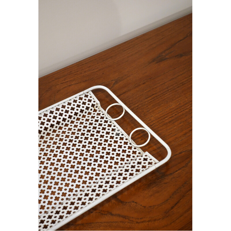 Vintage perforated tray by Mathieu Mategot for Artimeta 1950