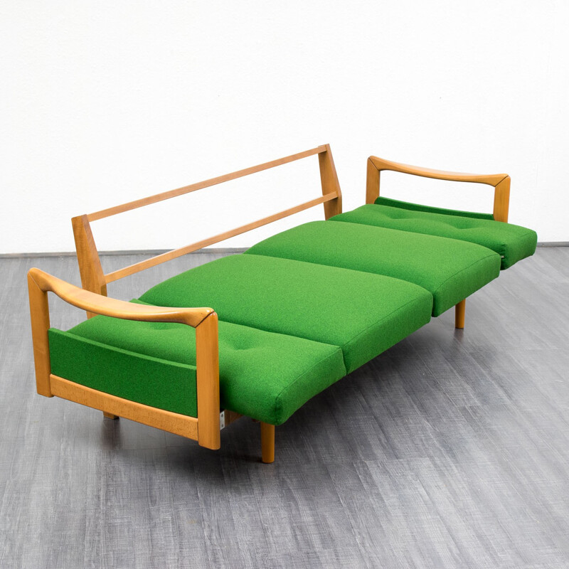 Daybed convertible in beech - 1960s