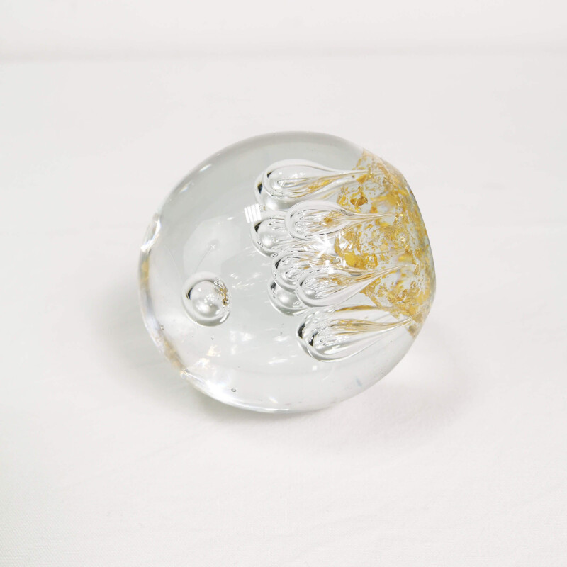 Vintage Crystal glass ball, Joska, Germany, 1970s