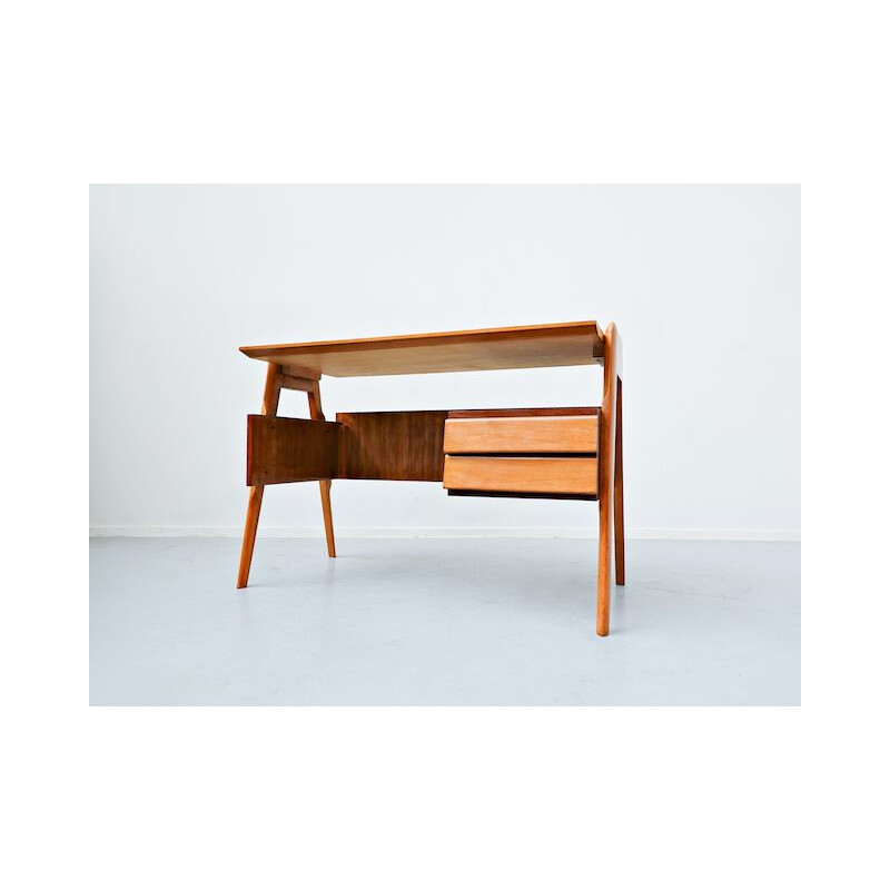 Vintage Desk by Vittorio Dassi Italian 1950s