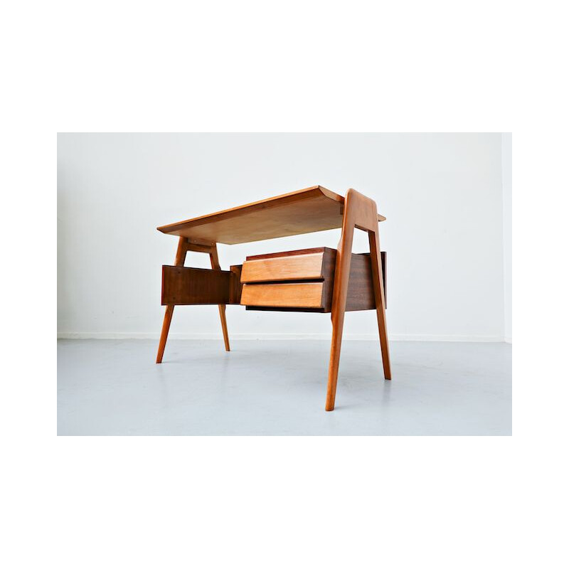 Vintage Desk by Vittorio Dassi Italian 1950s