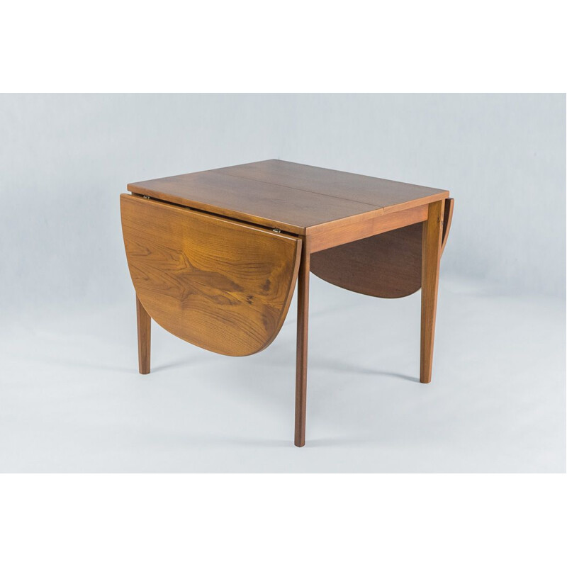 Vintage teak table with extensions by VEJLE, Denmark 1960