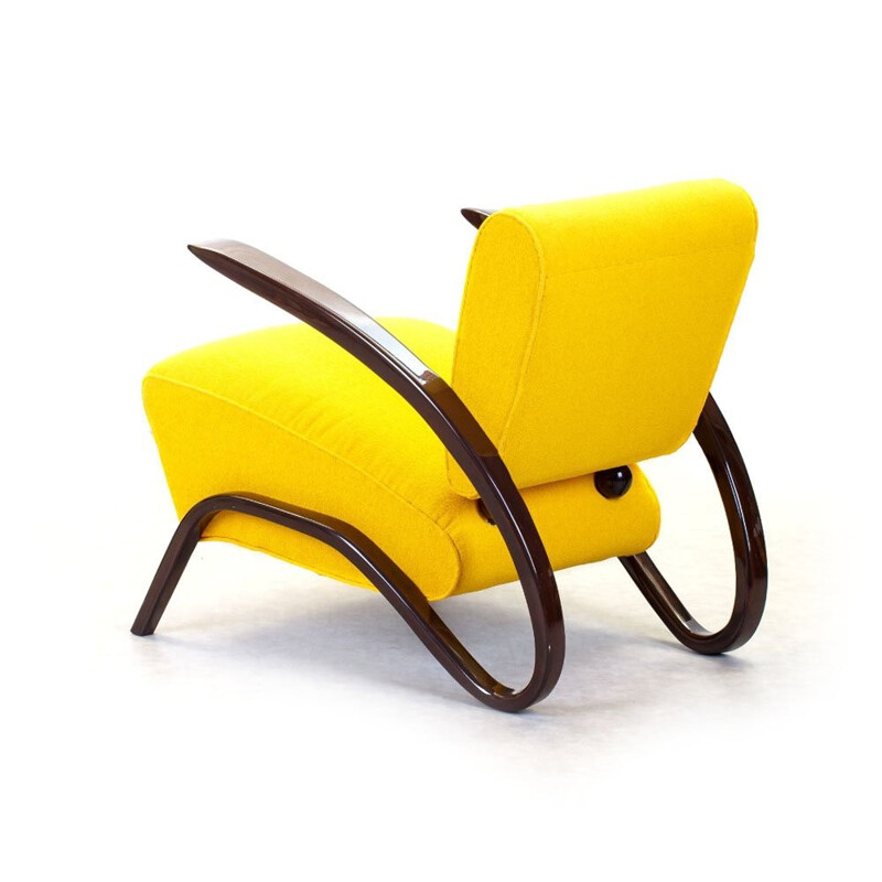 H-275 yellow armchair, Jindrich HALABALA - 1930s