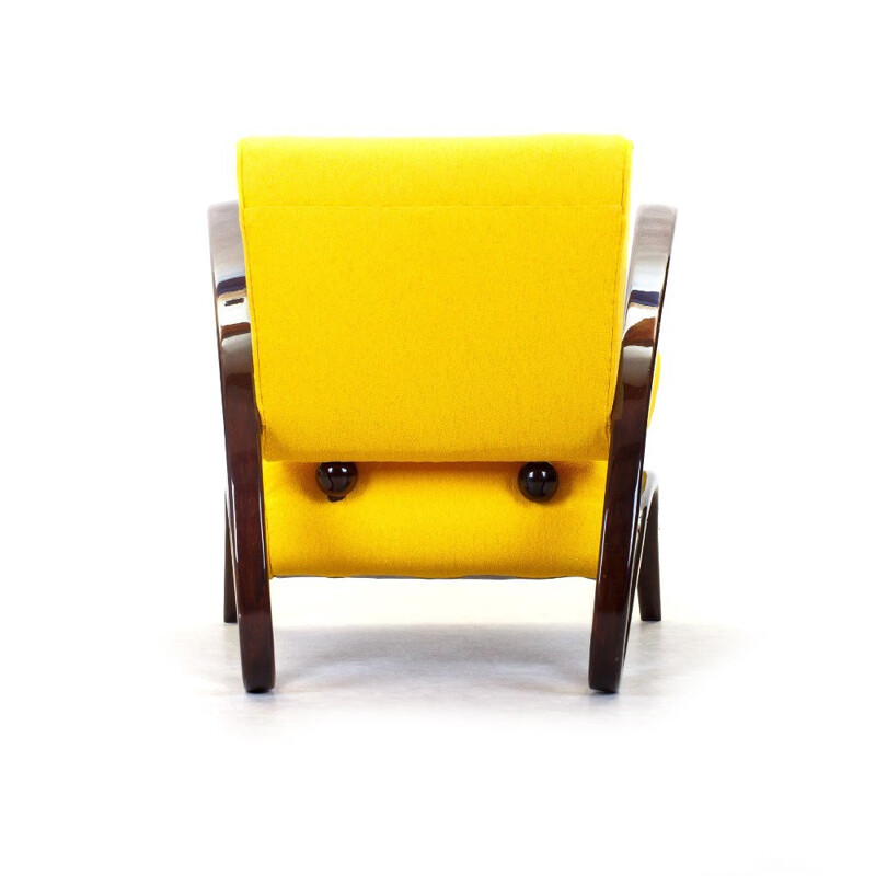 H-275 yellow armchair, Jindrich HALABALA - 1930s