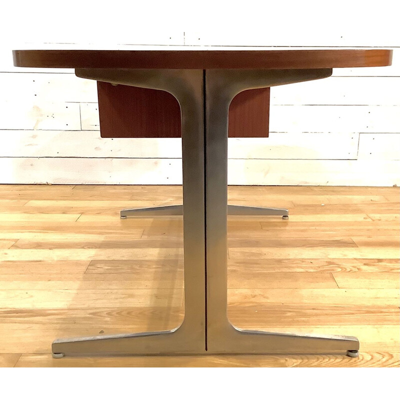 Vintage mahogany desk by George Nelson for Mobilier International, 1970