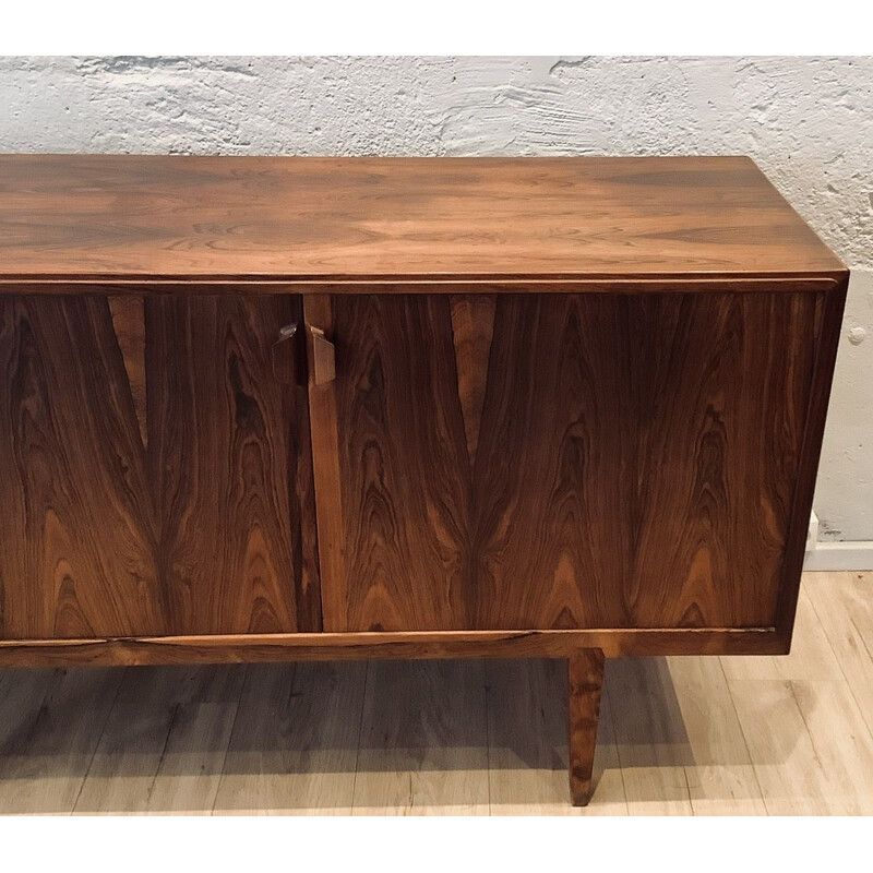 Vintage rosewood sideboard by H. Rosengren Hansen for Brande Mobelindustr, Denmark 1960