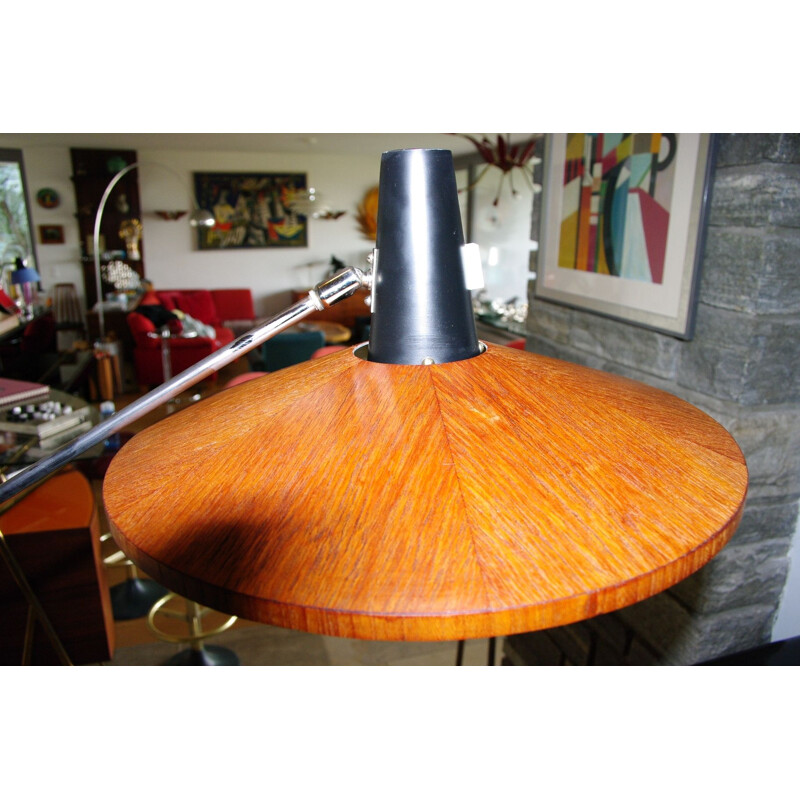 Vintage pendulum floor lamp by Georges Frydman for Temde Circa, 1960