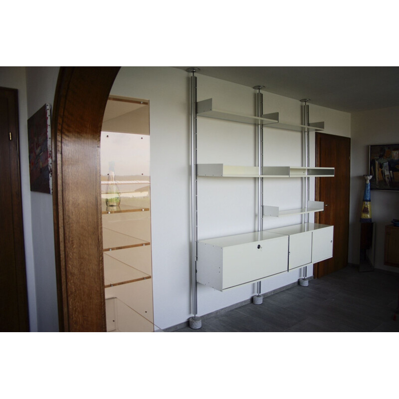 Vintage hanging bookcase by Dieter Rams 1970s