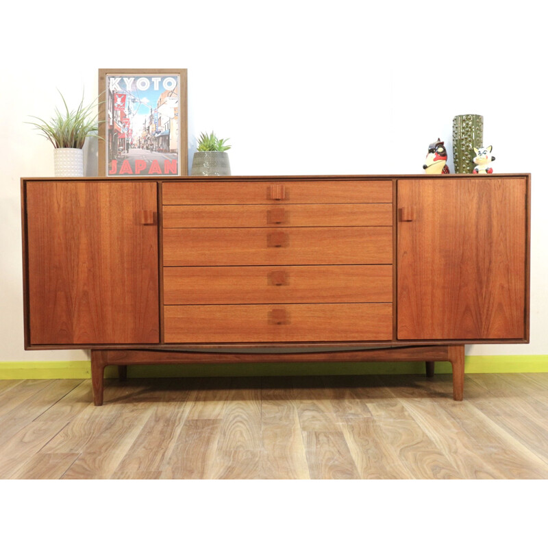 Vintage Teak Sideboard by IB Kofod Larsen for G Plan Range, Danish 1960s