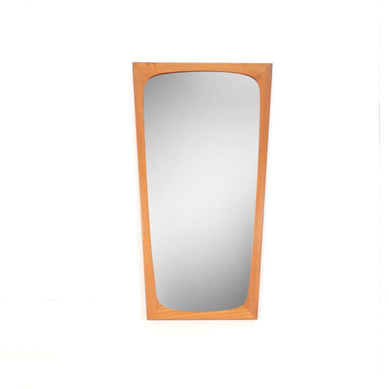 Vintage wall hanging mirror, Danish 