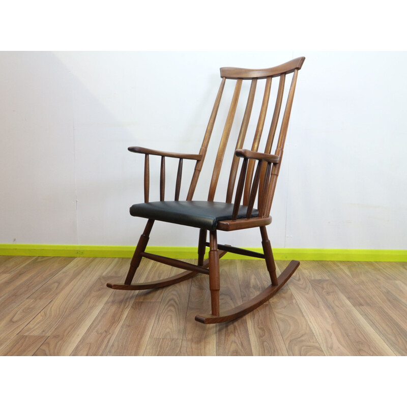 Vintage Rocking Chair by Gio Ponti, Scandinavian