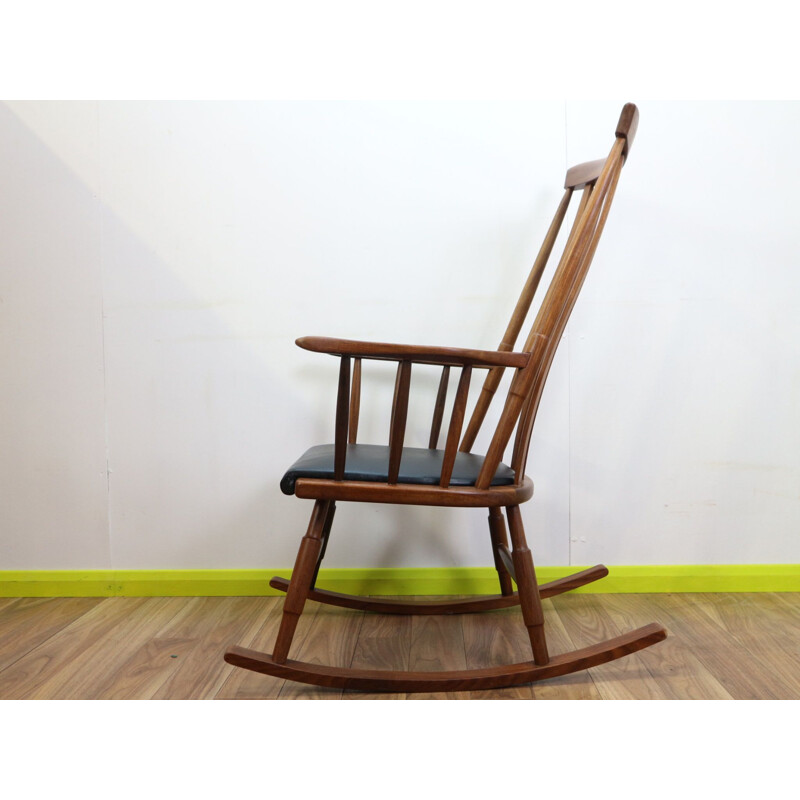 Cadeira de balanço Vintage de Gio Ponti, Escandinavo