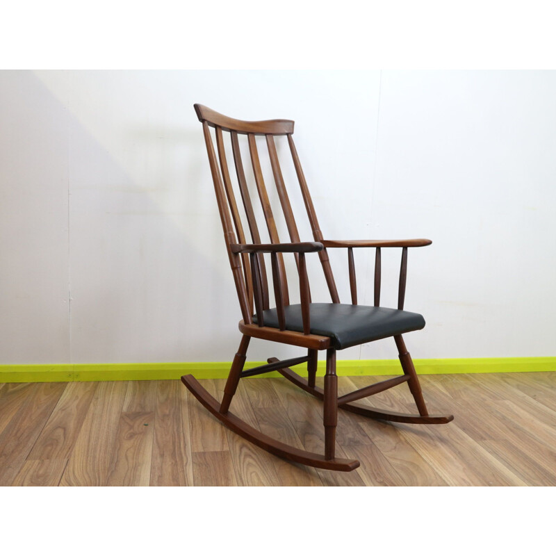 Vintage Rocking Chair by Gio Ponti, Scandinavian