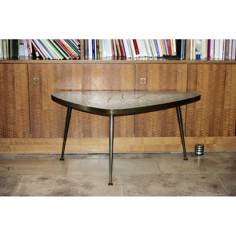 Vintage coffee table by Berthold Muller, German 1950s