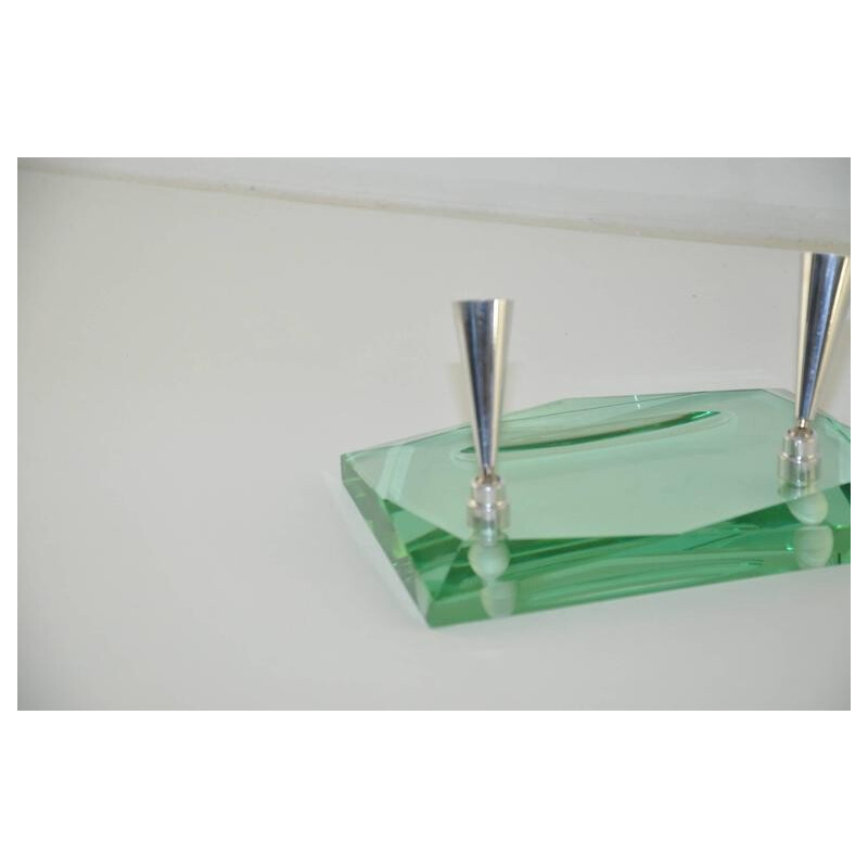 Pen holder in glass - 1950s