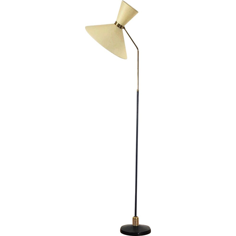 Vintage diabolo floor lamp P. Guariche by Lunel, 1950