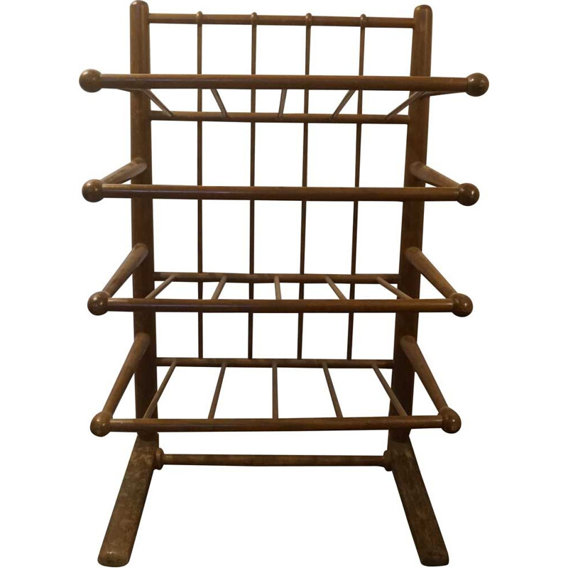 Vintage Magazine Rack by Frits Henningsen for Andreas Tuck 1940s