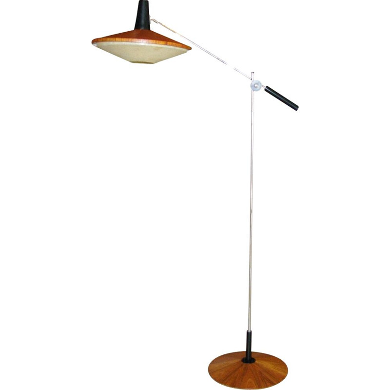 Vintage pendelende vloerlamp door Georges Frydman voor Temde Circa, 1960