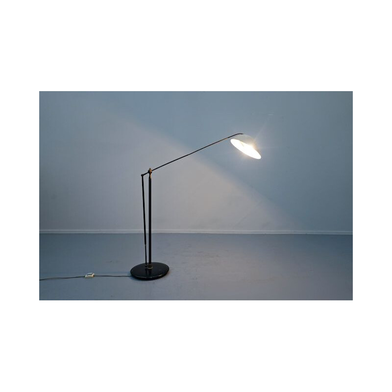 Vintage Adjustable Floor Lamp by Angelo Lelli for Arredoluce, Italy 1955s